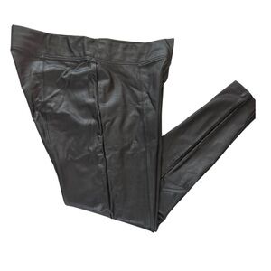 Old Navy Black High-Rise Faux Leather Pants